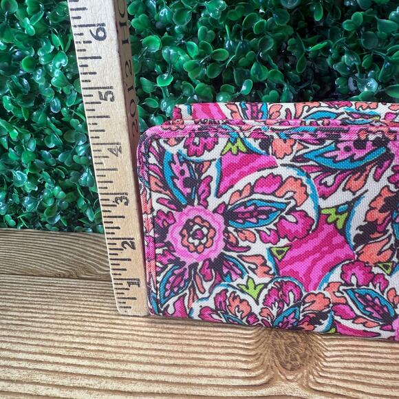 Vera Bradley RFID Wallet in "Sunburst Floral" Pattern Womens Gift - Picture 3 of 9